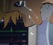 mirio with nighteye in the hospital